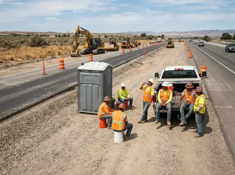 highway-road-construction-crew-007 — frequently asked questions, Porta Potty and Restroom Rentals in Mineral Springs, NC